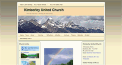 Desktop Screenshot of kimberleyunited.ca